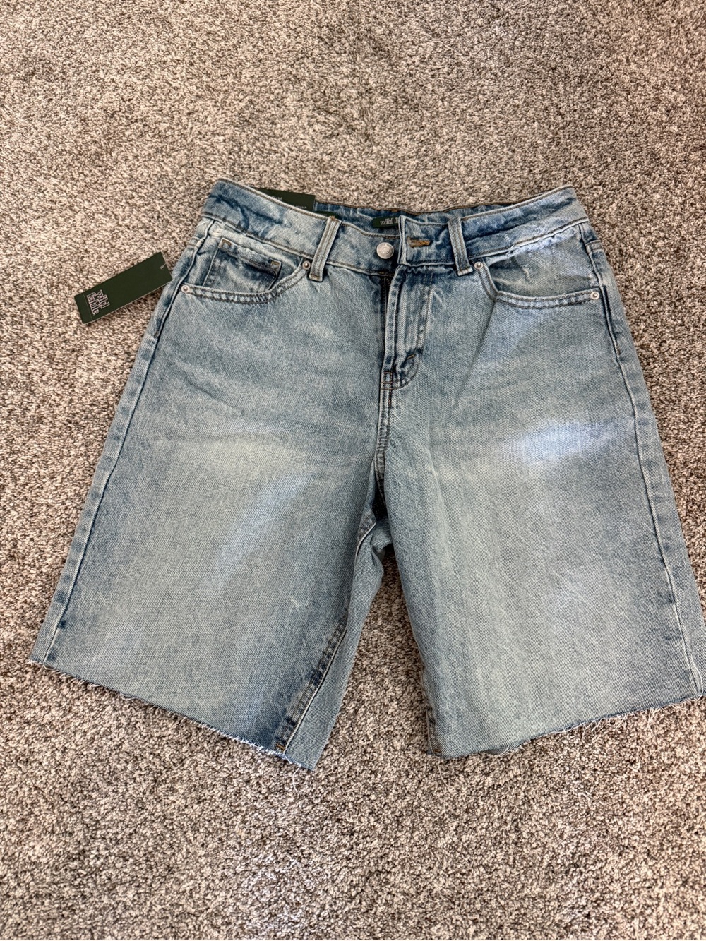 wild fable Light Wash Denim Bermuda Shorts